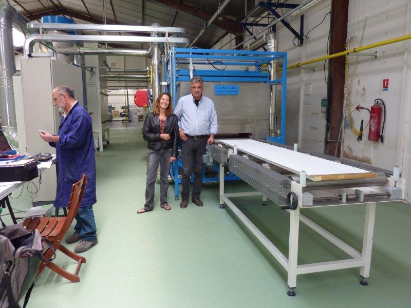 Paolo Rinaldi con Aurelie Godan di AkzoNobel presso Gypass, Francia, 2011